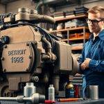 How to find model year on Detroit Diesel engine