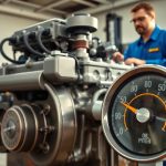 Minimum oil pressure for a Detroit Series 60 engine