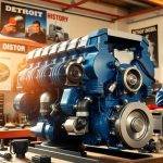 What color is a Detroit Diesel engine?