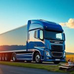 Tractor trailer volvo