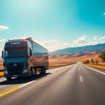 Volvo truck in USA