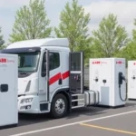 Exploring ABB E-Mobility's New Electric Truck Chargers
