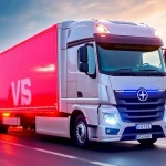 First electric truck crosses the English Channel by ferry
