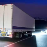 MAN eTruck Night Route Through Brenner Pass