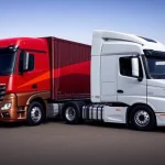 Quadis Autolica showcases the new eActros 600 and Actros L ProCabin