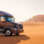 Volvo tests new VNL truck in extreme desert heat